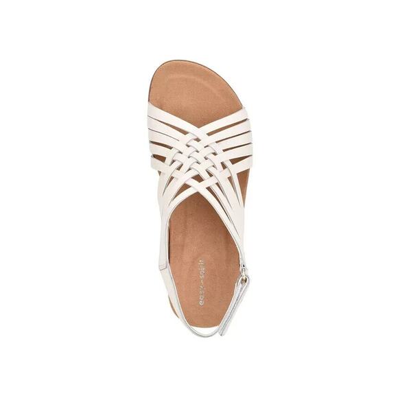 Easy Spirit White Sandals with Cushioned Sole - Picture 4 of 5